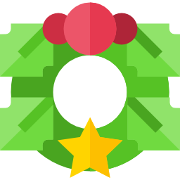 Рождественский венок иконка