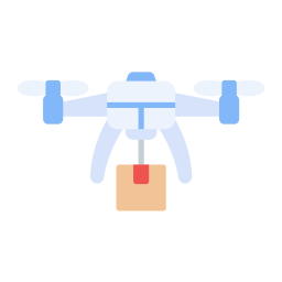 entrega con drones icono