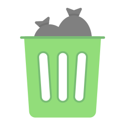 Trash bin icon