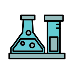 Lab equipment icon