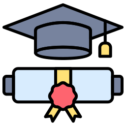 graduación icono