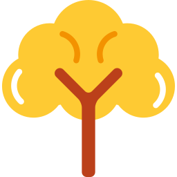 Autumn tree icon