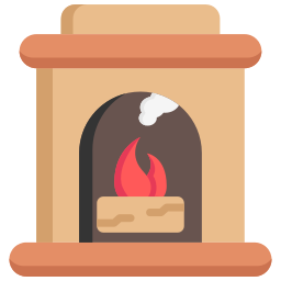 chimenea icono