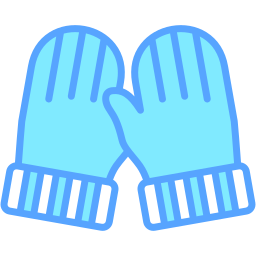 Winter gloves icon