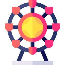 Ferris wheel icon