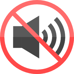 No sound icon
