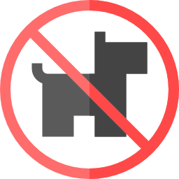 No pets icon