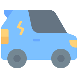 Electric car icon