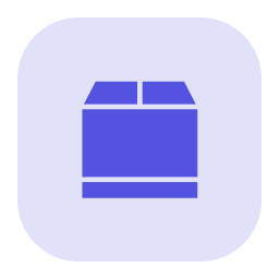 Shipping box icon