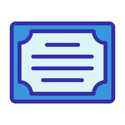 Certificate icon