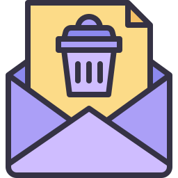 correo basura icono