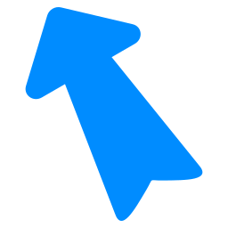 Up left arrow icon