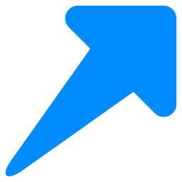 Up right arrow icon