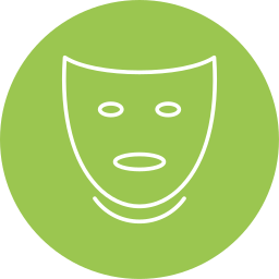 Theatre mask icon