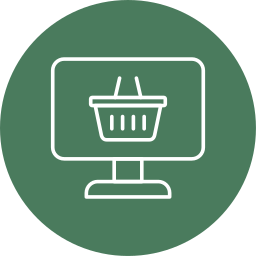 Online shoping icon