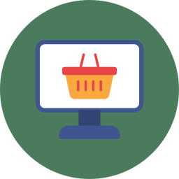 Online shoping icon