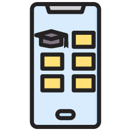 Mobile learning icon