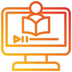 Online teaching icon