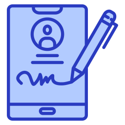 Digital signature icon