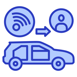 Smart transportation icon