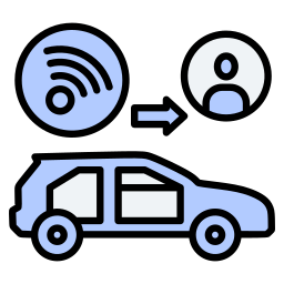 Smart transportation icon