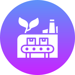 Eco factory icon