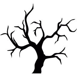 Leafless tree icon