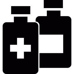 frascos de pastillas icono