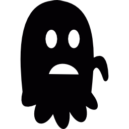 fantasma preoccupato icona