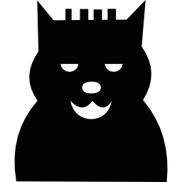 portrait de chat Icône