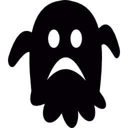 Sad ghost icon