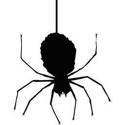 araignée suspendue Icône