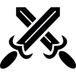 miecze krzyżowe ikona