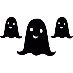 fantômes d'halloween Icône