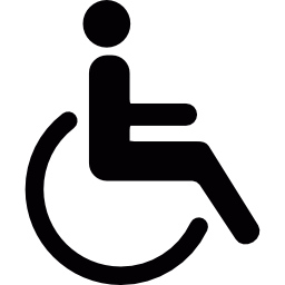 accessibilità sedia a rotelle icona