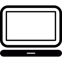 laptopscherm uit icoon