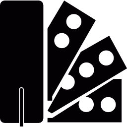 tarjetas perforadas icono