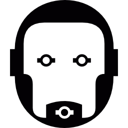 Robot face icon