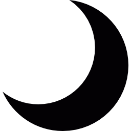 Waning moon icon