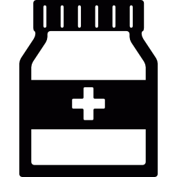 contenedor de medicamentos icono