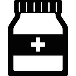 Medicine container icon