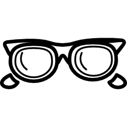 old fashion brille icon