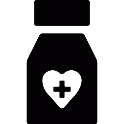 medicina para el corazon icono