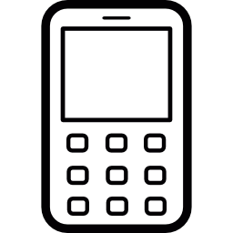 oude mobiele telefoon icoon