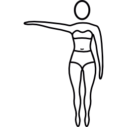 movimiento de yoga icono