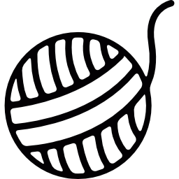 bola de estambre icono