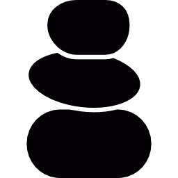 piedras de jardín zen icono
