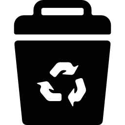 lixeira de reciclagem Ícone