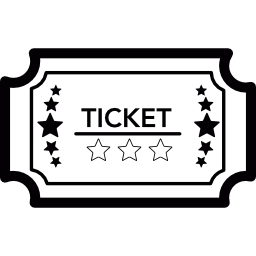 ingresso de teatro Ícone