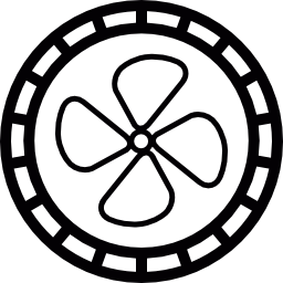 simbolo di ventilazione icona